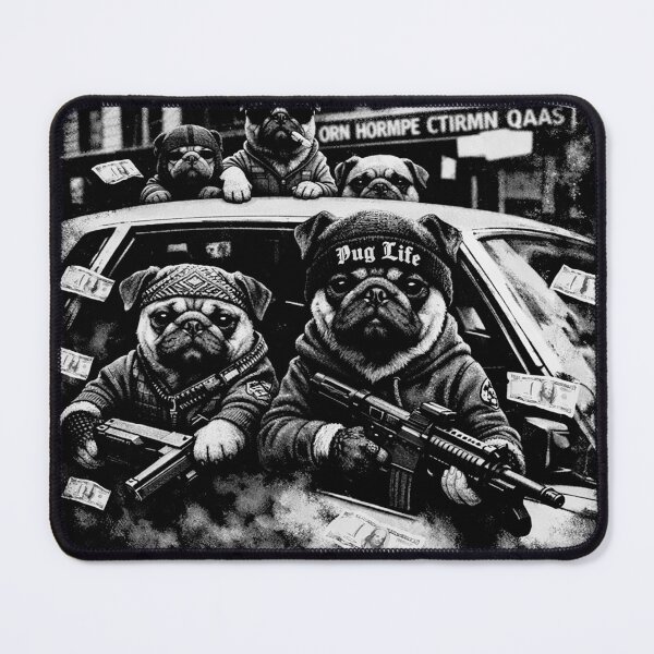 Item preview, Funny Dog Gang Vintage Funny Pug Meme designed and sold by will freed18.