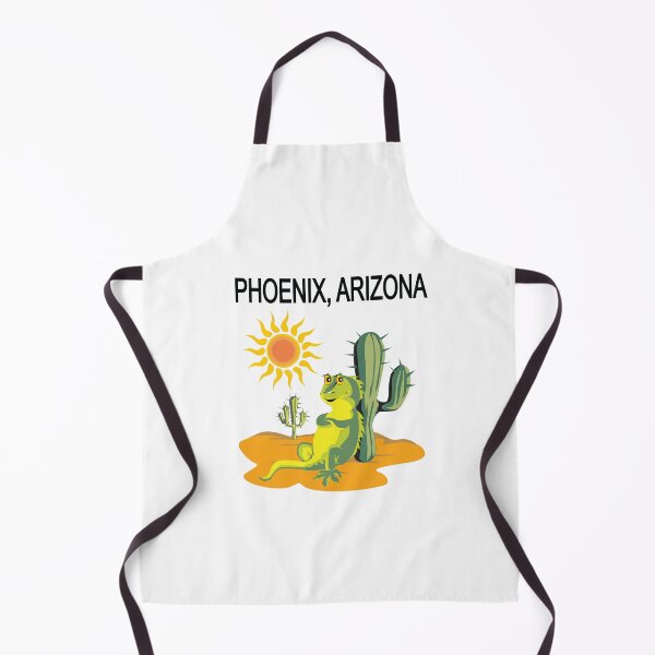 Item preview, Phoenix Arizona Desert Lizard and Saguaro Cactus Illustration designed and sold by Moriarty's Digital Visions.