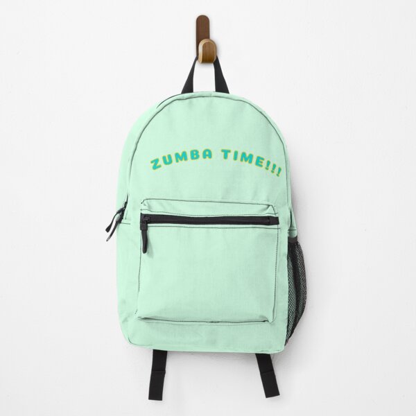 Item preview, Zumba Time Workout Green Blue Text Stickers Prints Posters Wall Art Magnet Home Coffee Cup Decoration TShirt Stationary Notebook Magnet Hat Kitchen Work School Office Redbubble Shop designed and sold by Saritas Boutique Shop.