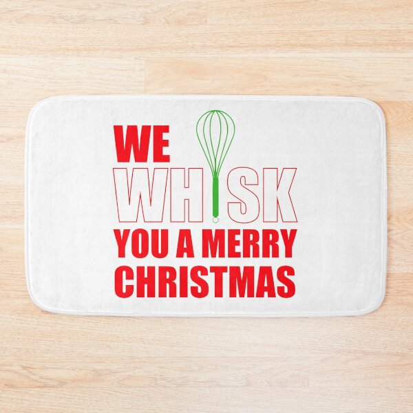Item preview, We Whisk You a Merry Christmas Funny Baking Holiday Design designed and sold by Moriarty's Digital Visions.