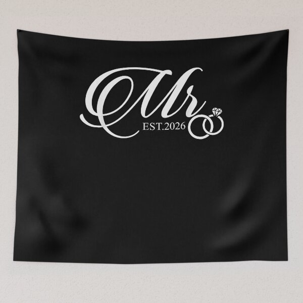Item preview, Mr Est 2026 Just Married Mrs Est. 2026 Wedding Engagement designed and sold by Cheesymatiion.