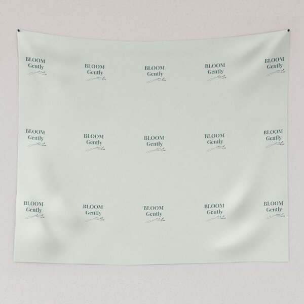 Item preview, Bloom Gently – Minimal Botanical Quote Design designed and sold by J-Nature-Vibes.