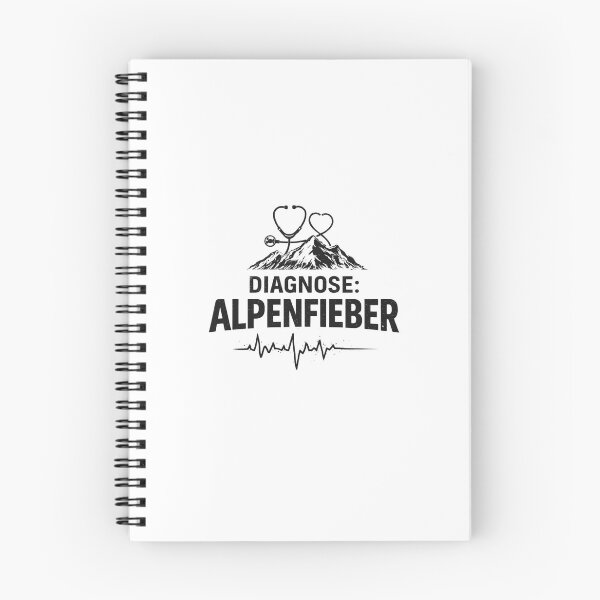 Item preview, Diagnosis: Alpine Fever – Funny Mountain Hiking Shirt designed and sold by Alpenfieber.