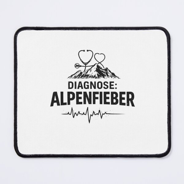Item preview, Diagnosis: Alpine Fever – Funny Mountain Hiking Shirt designed and sold by Alpenfieber.