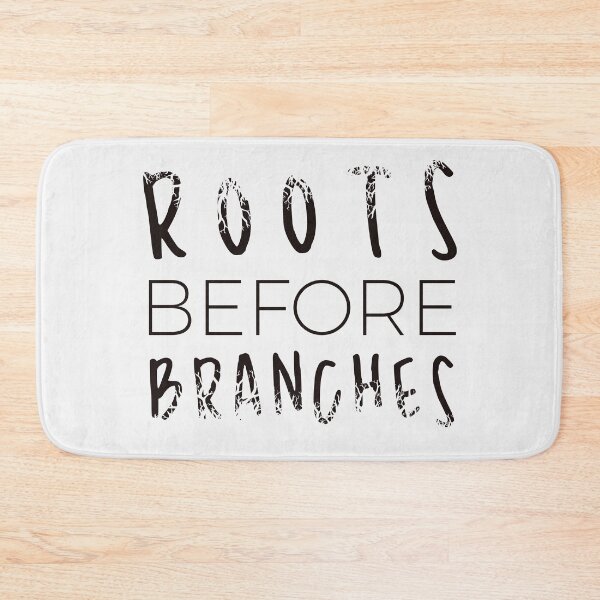Item preview, Roots Before Branches – Botanical Philosophy Typography Shirt designed and sold by RafarteAntunes.