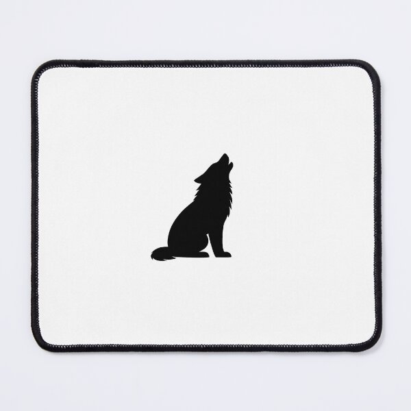 Item preview, Minimal Howling Wolf Silhouette designed and sold by Le Grand Requin.