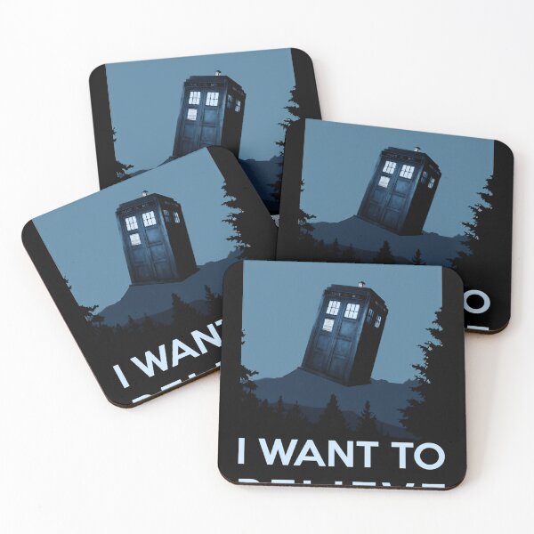 Item preview, I want to believe - dreams of time travel, Tardis  designed and sold by RideWavers.
