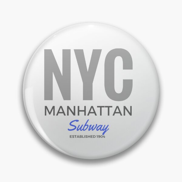 Item preview, NYC Manhattan Subway Vintage New York City Transit Travel Design designed and sold by Moriarty's Digital Visions.