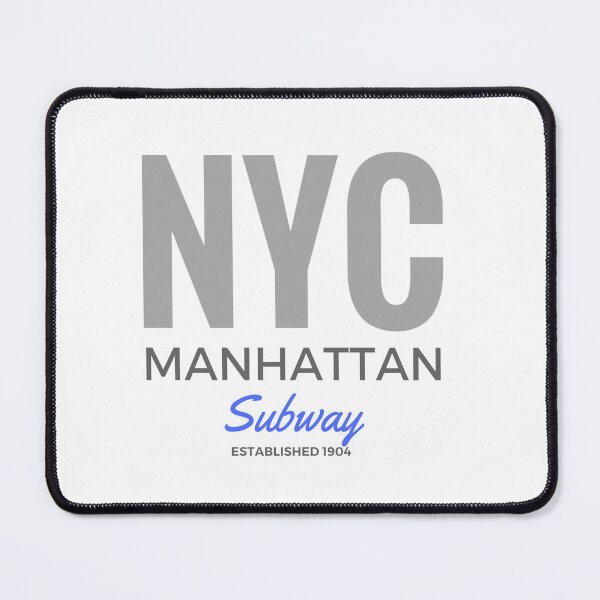 Item preview, NYC Manhattan Subway Vintage New York City Transit Travel Design designed and sold by Moriarty's Digital Visions.