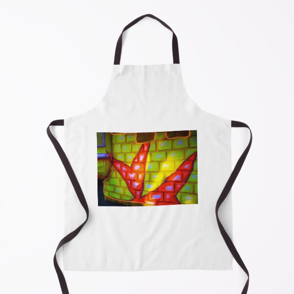 Item preview, Colorful Carnival Float Mural With Bright Brick Pattern and Red Star Decoration at Night designed and sold by Nmallia.