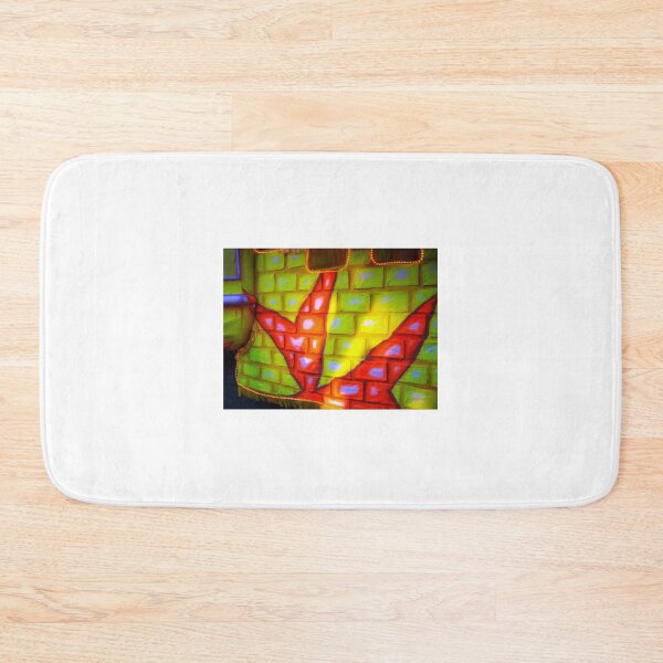 Item preview, Colorful Carnival Float Mural With Bright Brick Pattern and Red Star Decoration at Night designed and sold by Nmallia.