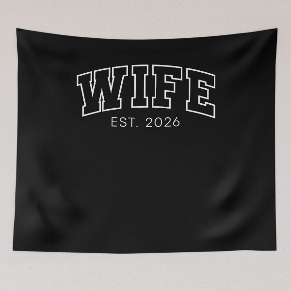 Item preview, Wife Est 2026 Just Married Honeymoon Wedding Couples designed and sold by Cheesymatiion.