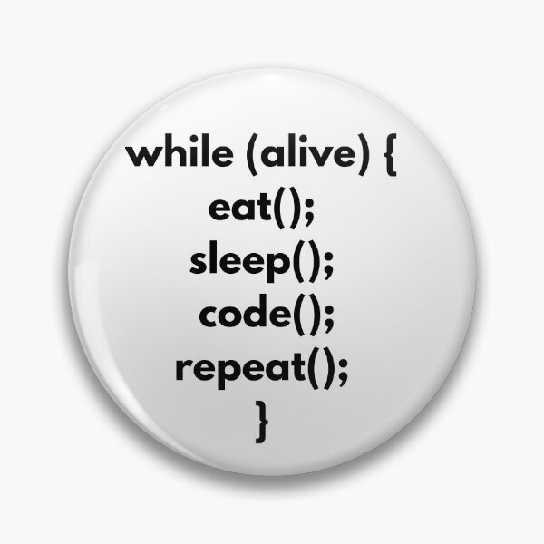 Item preview, While Alive Eat Sleep Code Repeat Loop designed and sold by MatthewFana.