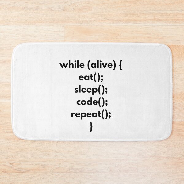 Item preview, While Alive Eat Sleep Code Repeat Loop designed and sold by MatthewFana.