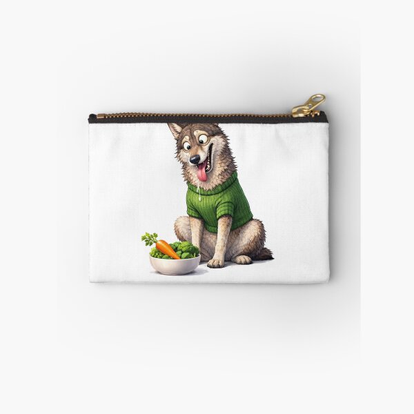 Item preview, Working On Myself – Motivational Wolf Illustration designed and sold by RØNI AI.