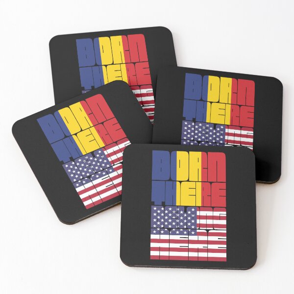 Item preview, Born Romania Belong American designed and sold by FlagX.