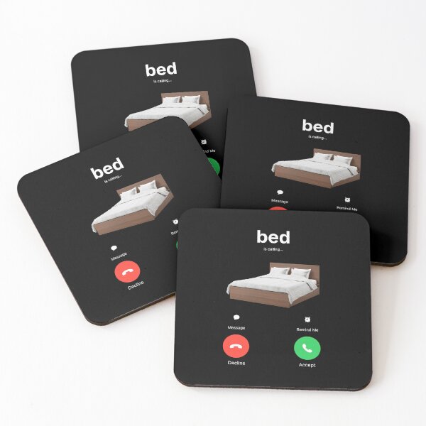 Item preview, bed is calling: meme gift, funny gag gift  designed and sold by revolsrawrats.