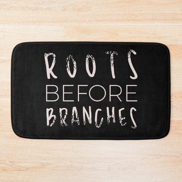 Item preview, Roots Before Branches – Botanical Philosophy Typography Shirt designed and sold by RafarteAntunes.