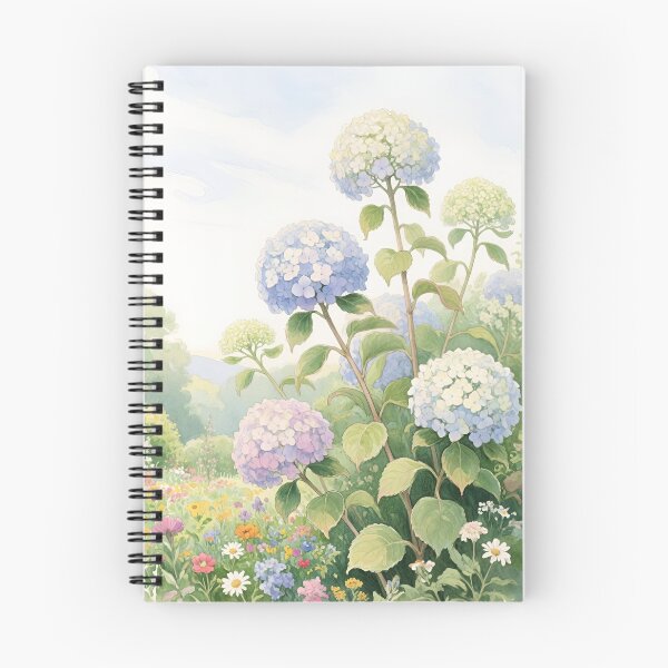 Item preview, Hydrangea Flowers Watercolor | Garden Hydrangea Botanical Art designed and sold by Debbie Schulte.
