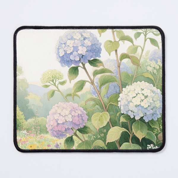 Item preview, Hydrangea Flowers Watercolor | Garden Hydrangea Botanical Art designed and sold by Debbie Schulte.