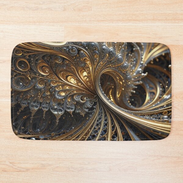 Item preview, Gold Silver Spiral Flow designed and sold by Harmonic_Layers.