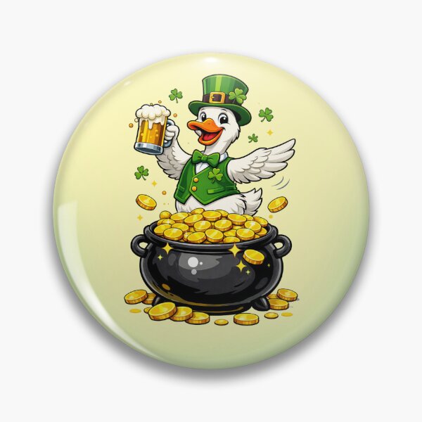 Item preview, Don’t Ruffle My Feather,  It’s St. Patrick’s Day | St Patrick's Day Goose designed and sold by skkyfaithArtz.