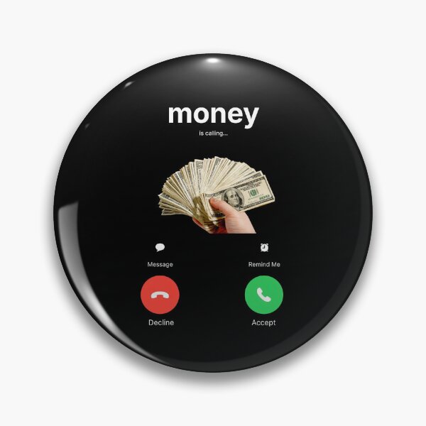 Item preview, money is calling: meme gift, funny gag gift  designed and sold by revolsrawrats.