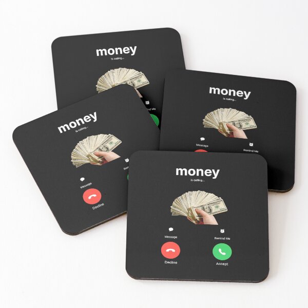 Item preview, money is calling: meme gift, funny gag gift  designed and sold by revolsrawrats.