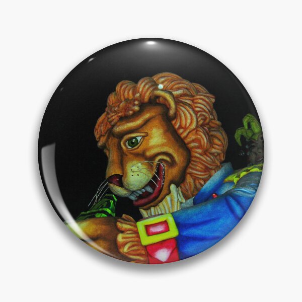 Item preview, Colorful Carnival Parade Float Featuring Giant Lion And Jester Holding Money At Night designed and sold by Nmallia.