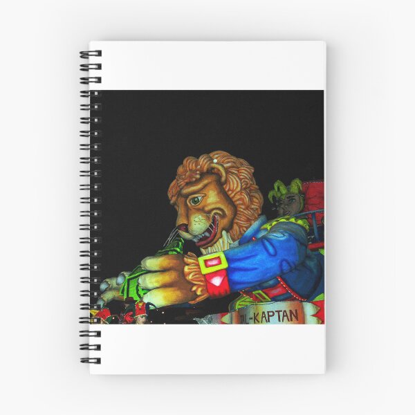Item preview, Colorful Carnival Parade Float Featuring Giant Lion And Jester Holding Money At Night designed and sold by Nmallia.