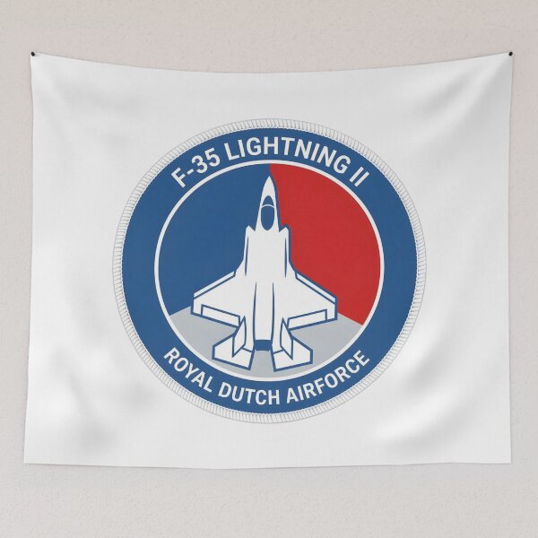 Item preview, Royal Dutch Air Force F-35 Lightning II Patch designed and sold by CharlieDesings.