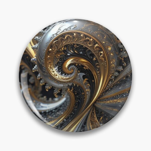Item preview, Gold Silver Spiral Core designed and sold by Harmonic_Layers.