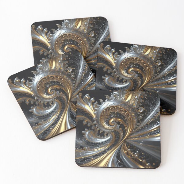 Item preview, Gold Silver Spiral Core designed and sold by Harmonic_Layers.