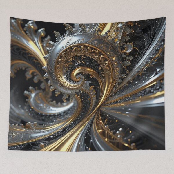 Item preview, Gold Silver Spiral Core designed and sold by Harmonic_Layers.