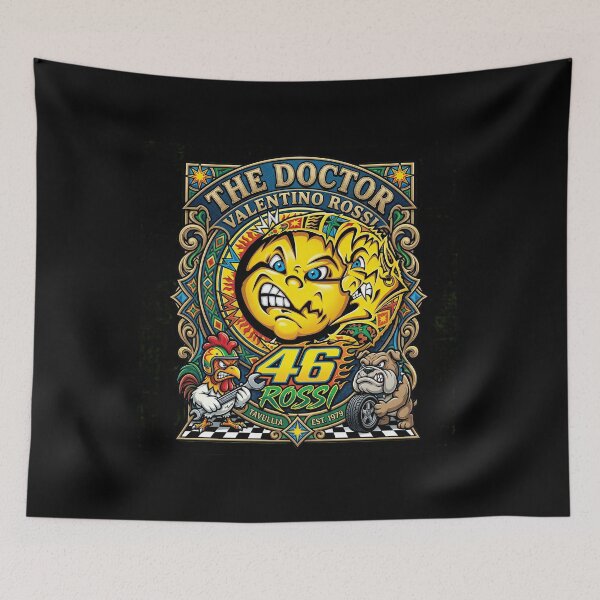 Item preview, Moto Racing Legend 46 Champion Tribute Illustration designed and sold by enzoade.