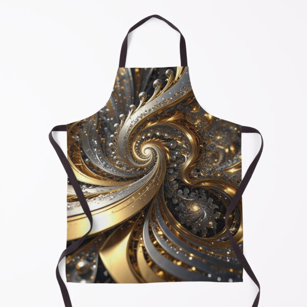 Item preview, Gold Silver Spiral Burst designed and sold by Harmonic_Layers.