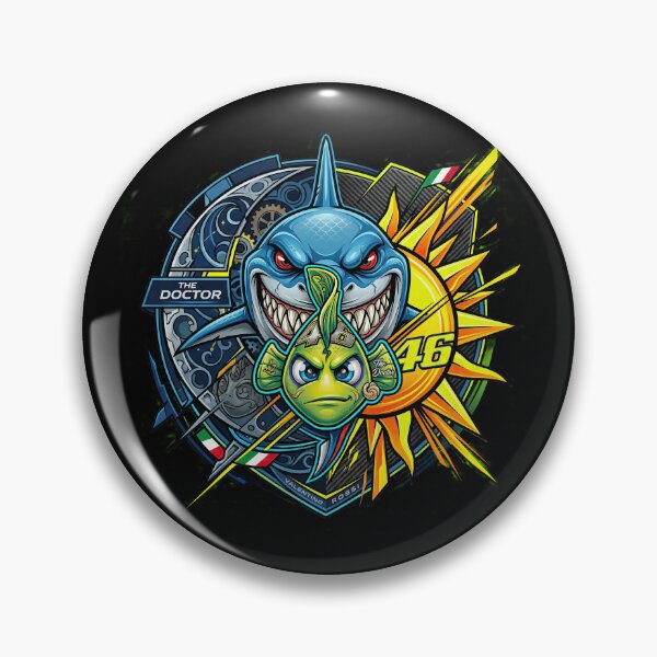 Item preview, Valentino Rossi Inspired Sun Moon Symbolic Artwork designed and sold by enzoade.