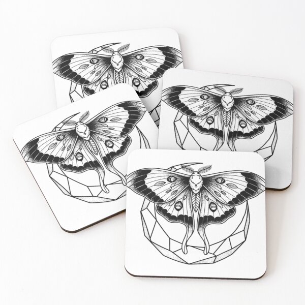 Item preview, Ethereal Luna Moth Celestial Moon Butterfly designed and sold by Findeloine.