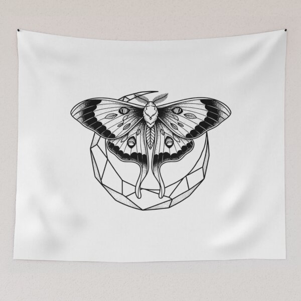Item preview, Ethereal Luna Moth Celestial Moon Butterfly designed and sold by Findeloine.