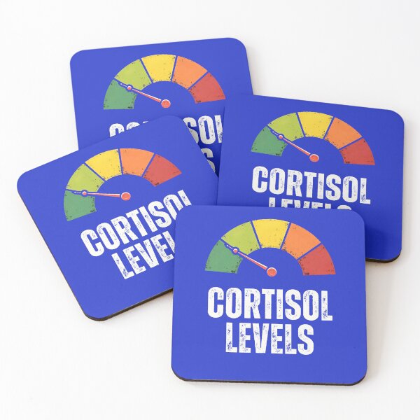 Item preview, Low Cortisol Levels - Retro Stress Meter designed and sold by DONT ASK CLUB.