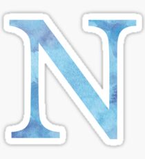 Sapphire Watercolor Ν Sticker