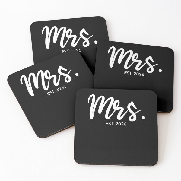 Item preview, Wedding Matching Gifts Mrs. Est. 2026 Bride designed and sold by Cheesymatiion.