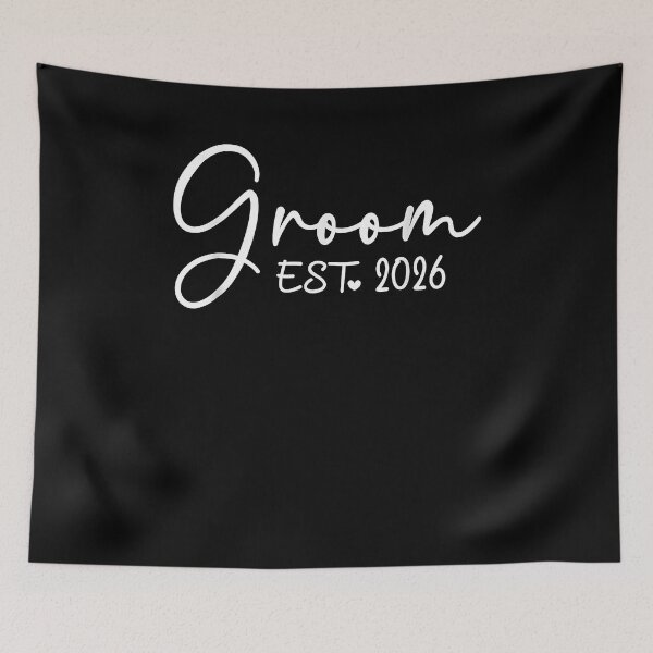 Item preview, Groom Est. 2026 Matching Groom Bride 2026 Engagement Wedding designed and sold by Cheesymatiion.