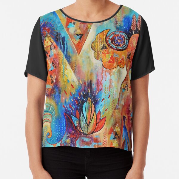 World Creation. Dance | Art Chiffon Top