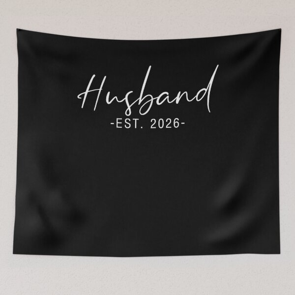 Item preview, Husband Est 2026 Just Married Honeymoon Wedding Couples designed and sold by Cheesymatiion.