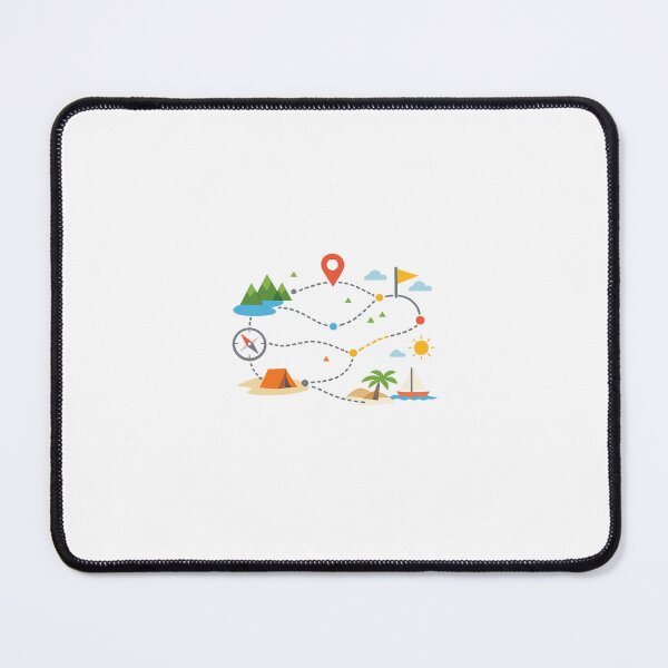 Item preview, Abstract Route Map Design designed and sold by Le Grand Requin.