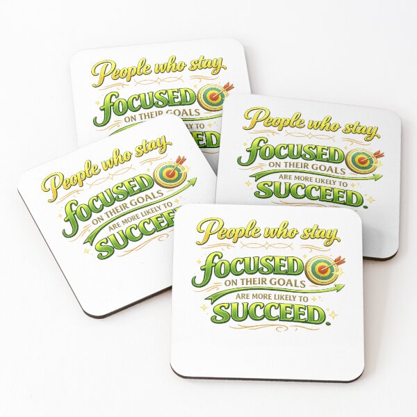 Item preview, People who stay focused on their goals are more likely to succeed designed and sold by Designfs.