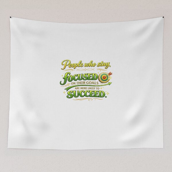 Item preview, People who stay focused on their goals are more likely to succeed designed and sold by Designfs.