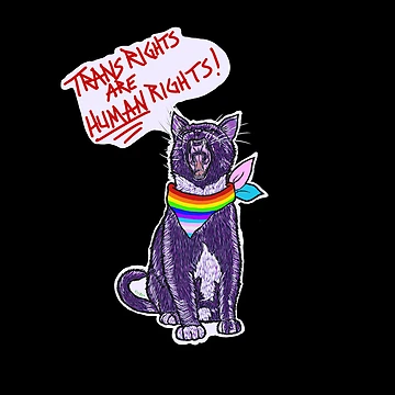Artwork thumbnail, Trans Rights Are Human Rights! by Kit Rex