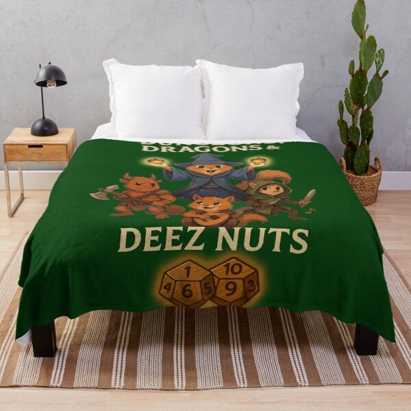 Item preview, Dungeons, Dragons & Deez Nuts designed and sold by SecretSquirrellDesigns.